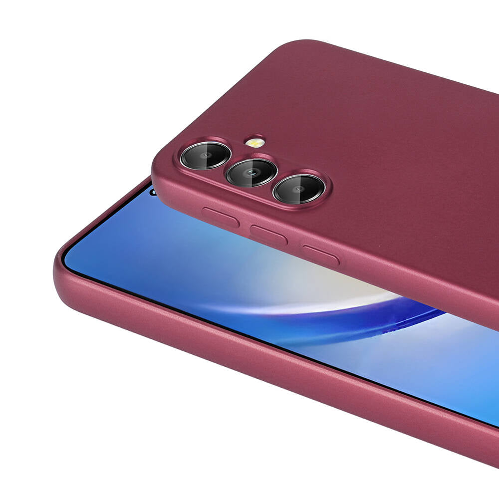 Galaxy A35 Kılıf Zore Premier Silikon Kapak Rose Gold