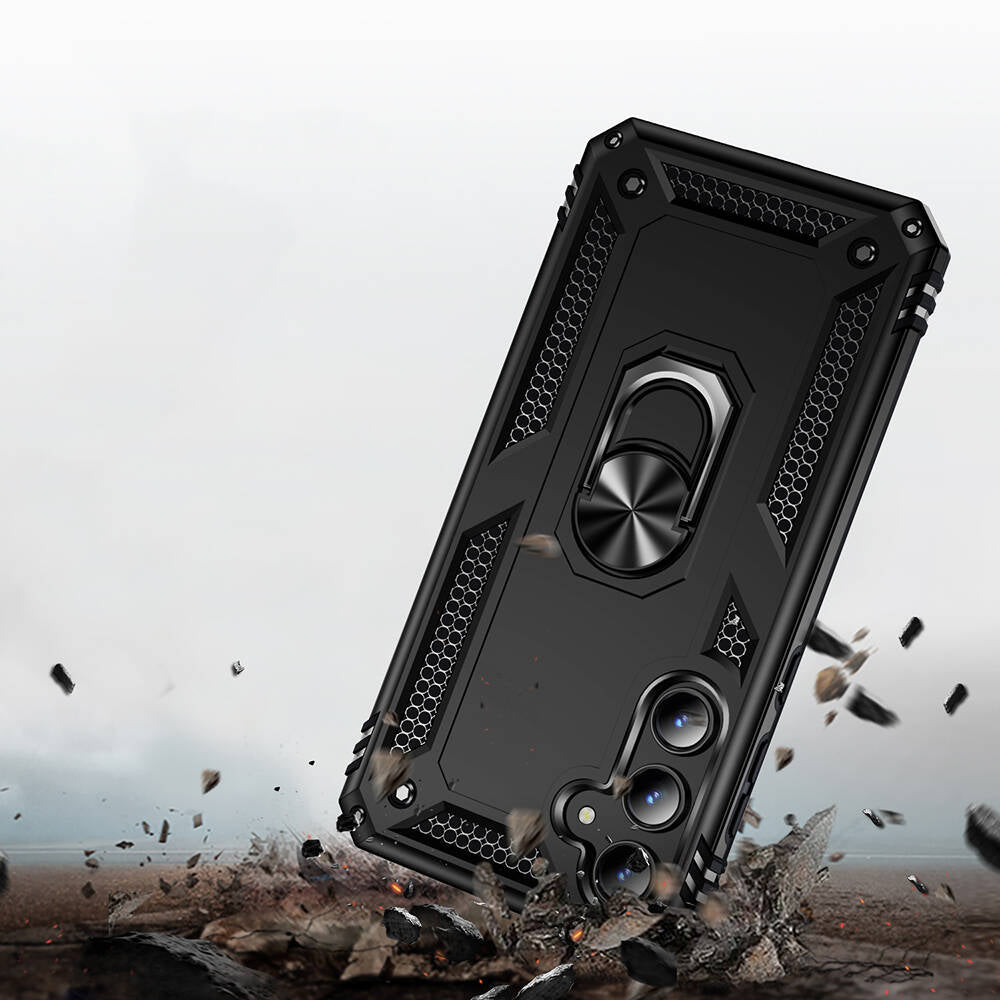 Galaxy A35 Kılıf Zore Vega Kapak Mavi