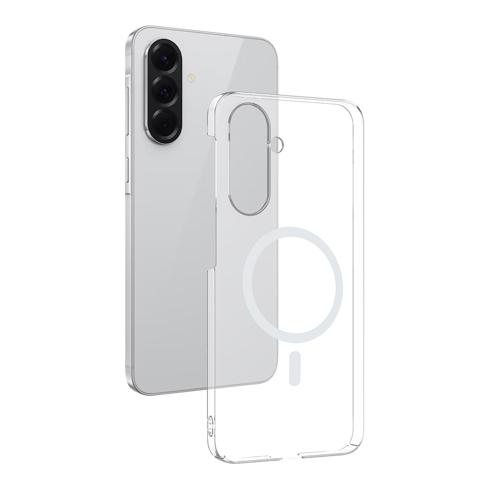 Galaxy A37 Kamera Korumalı M-Safe Şarj Özellikli Şeffaf Zore London Sert PC Kapak