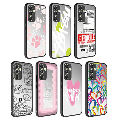 Galaxy A54 Kılıf Aynalı Desenli Kamera Korumalı Parlak Zore Mirror Kapak Seyahat