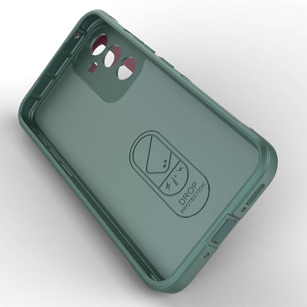 Galaxy A54 Kılıf Esnek TPU Oyuklu Arka Yüzey Tasarımlı Zore Etnik Silikon Kapak Lacivert