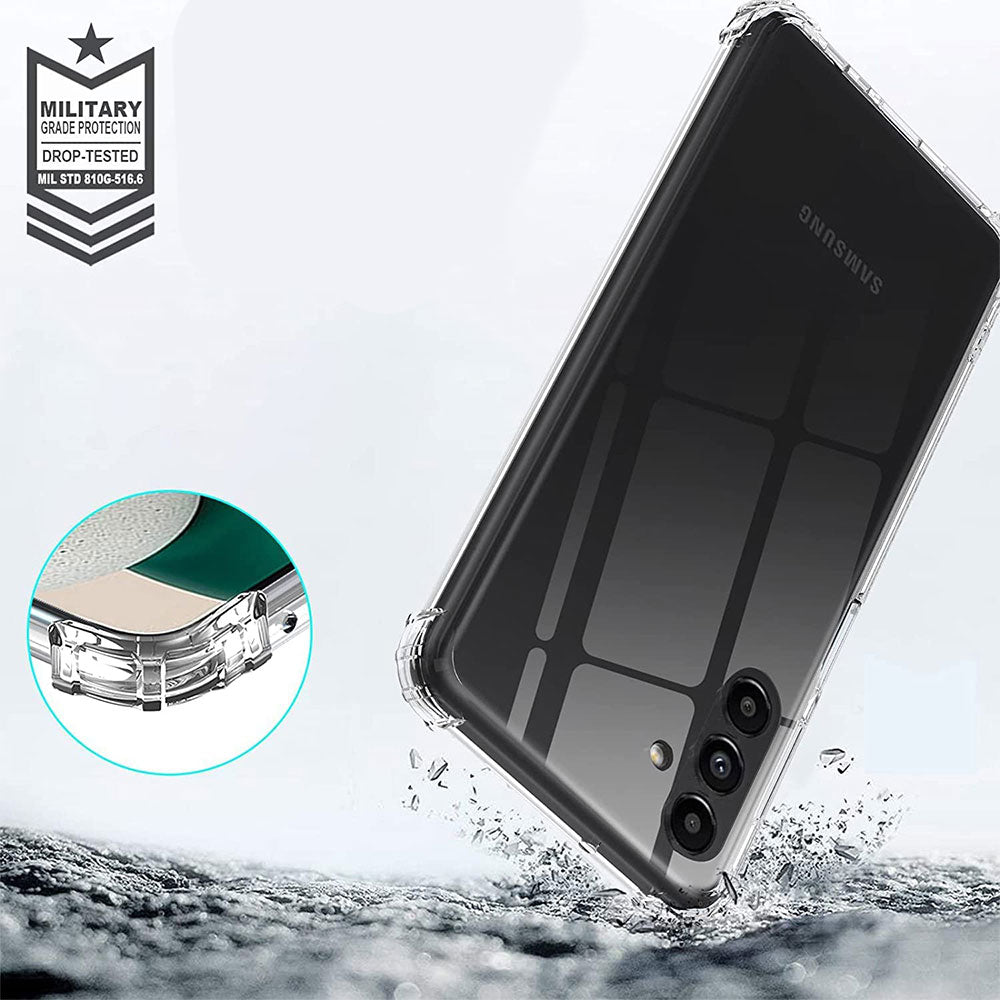 Galaxy A54 Kılıf Zore 2mm Anti Shock Silikon Renksiz