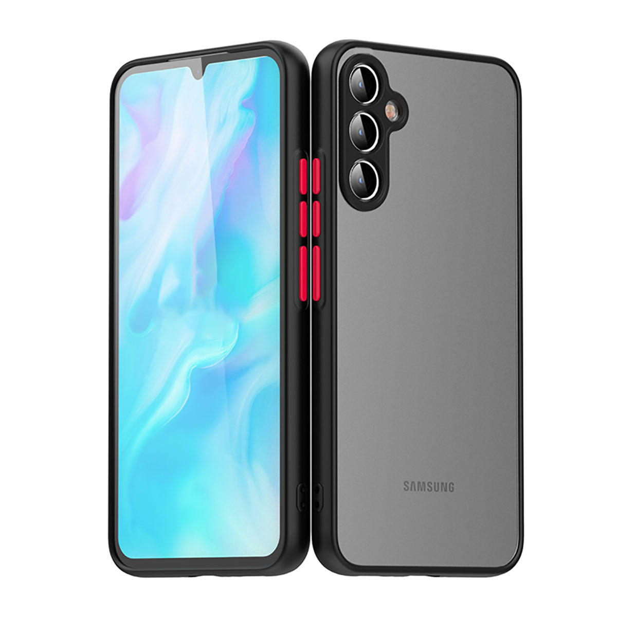 Galaxy A54 Kılıf Zore Hux Kapak Siyah