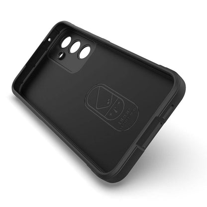 Galaxy A55 Kılıf Esnek TPU Oyuklu Arka Yüzey Tasarımlı Zore Etnik Silikon Kapak Lacivert