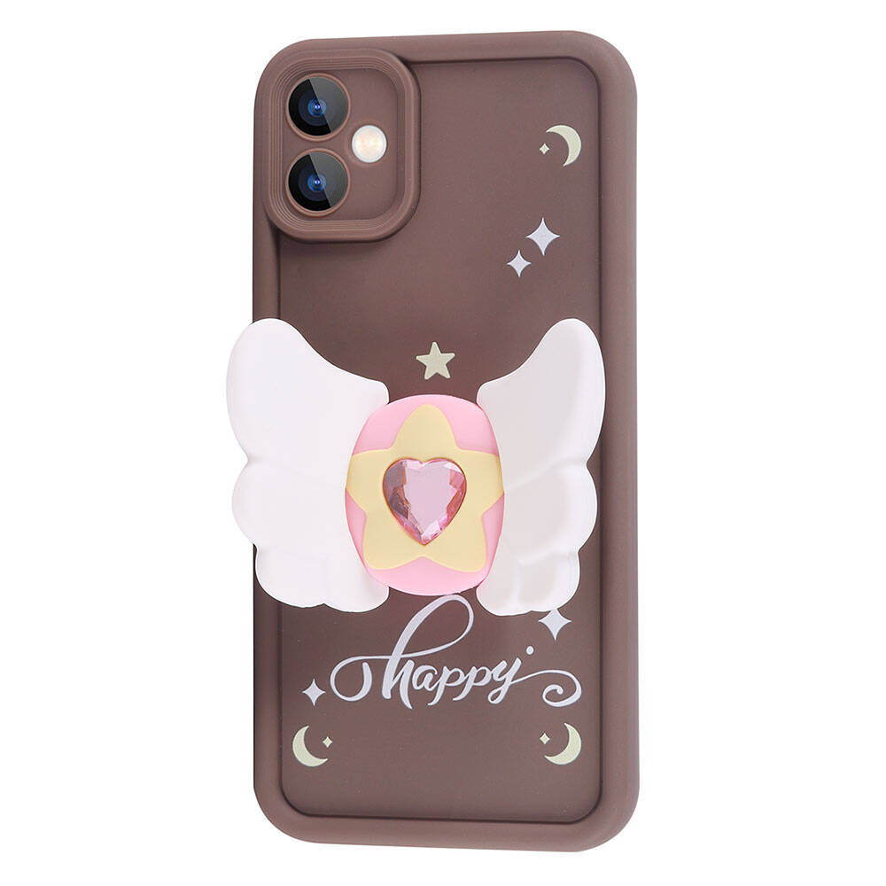 Galaxy A05 Kılıf Kamera Korumalı Figür Tasarımlı Zore Kapya Kapak Pembe Açık