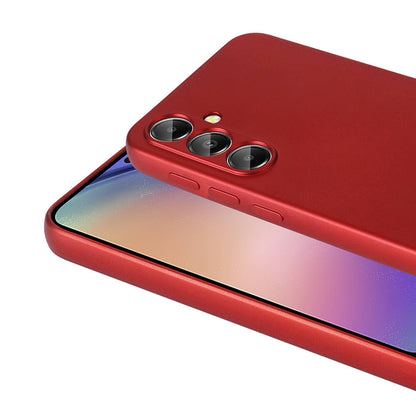 Galaxy A55 Kılıf Zore Premier Silikon Kapak Mürdüm