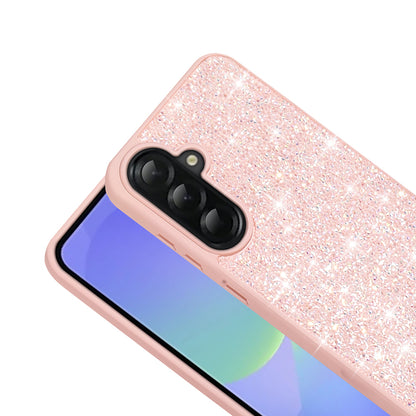 Galaxy A56 Kılıf Parlak Taşlı Tasarım Zore Pırlanta Kapak Beyaz