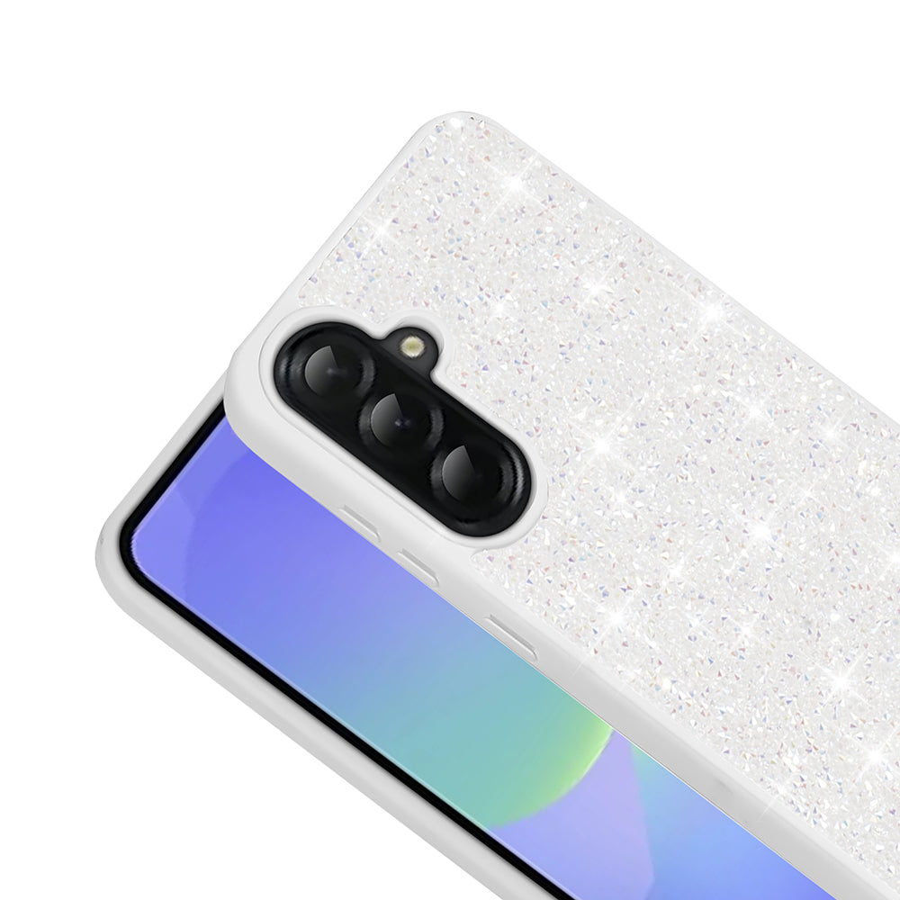 Galaxy A56 Kılıf Parlak Taşlı Tasarım Zore Pırlanta Kapak Gold