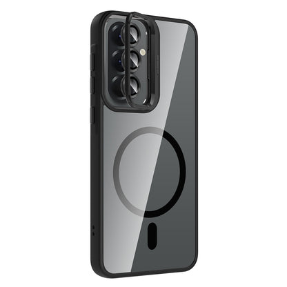 Galaxy A57 Kılıf Standlı ve Kamera Lens Hediyeli Zore Etro Kapak