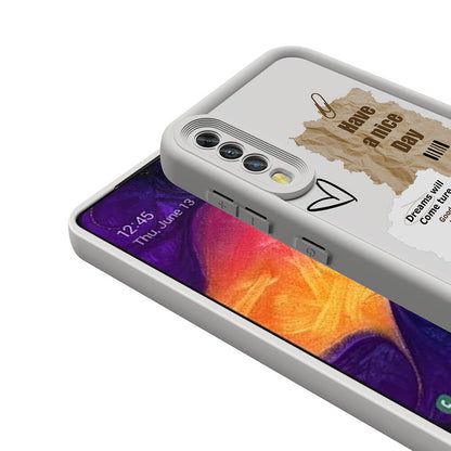 Galaxy A70 Kılıf Kamera Korumalı Baskılı Arka Yüzey Zore Klas Kapak Siyah