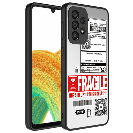 Galaxy A73 Kılıf Aynalı Desenli Kamera Korumalı Parlak Zore Mirror Kapak Fragile