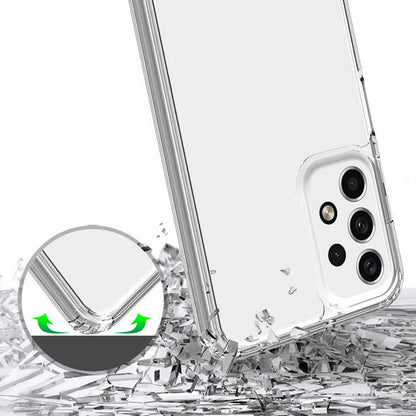 Galaxy A73 Kılıf Zore 2mm Anti Shock Silikon Renksiz