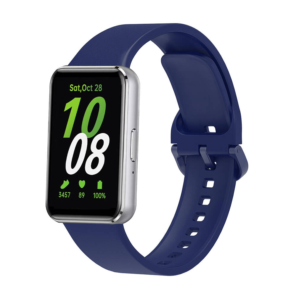 Galaxy Fit 3 Silikon Kordon Zore KRD-110 Strap Kayış Lacivert