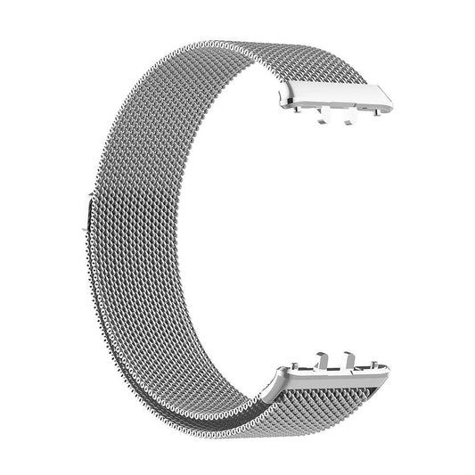 Galaxy Fit 3 Zore KRD-01 Metal Kordon Gümüş