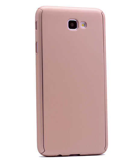 Galaxy J7 Prime Kılıf Zore 360 3 Parçalı Rubber Kapak