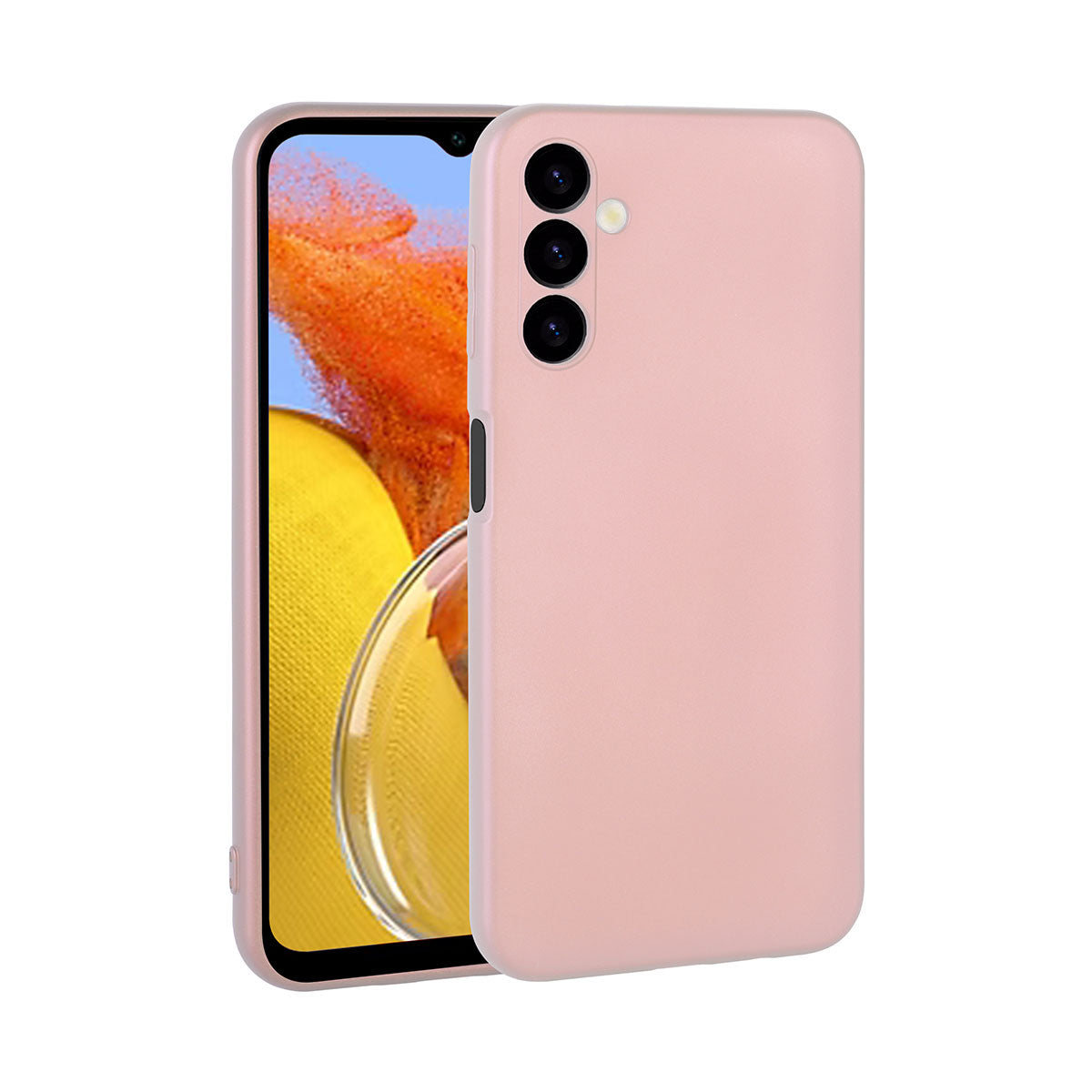 Galaxy M14 Kılıf Zore Premier Silikon Kapak Rose Gold