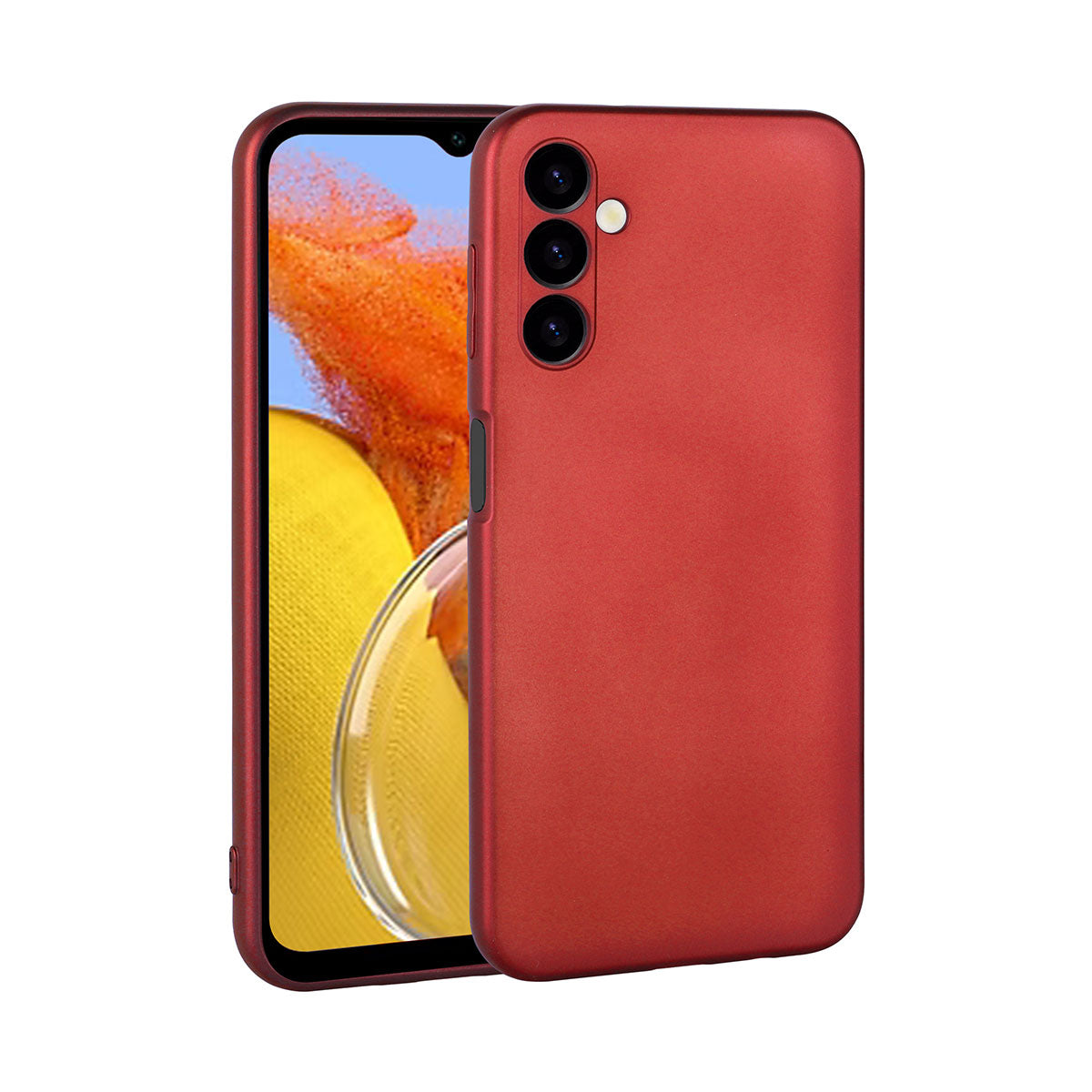 Galaxy M14 Kılıf Zore Premier Silikon Kapak Kırmızı