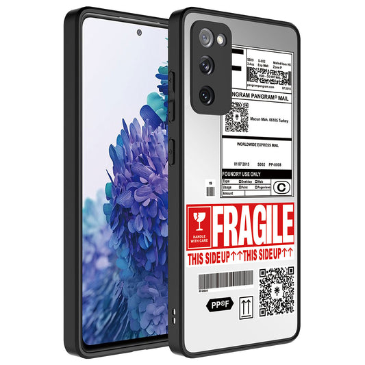 Galaxy S20 FE Kılıf Aynalı Desenli Kamera Korumalı Parlak Zore Mirror Kapak Fragile