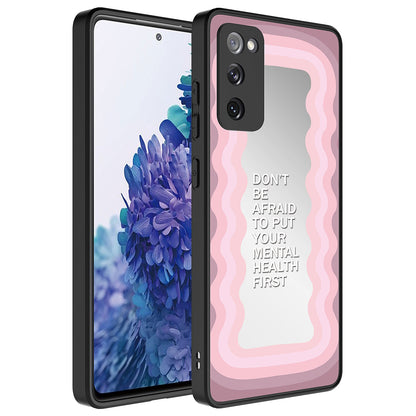 Galaxy S20 FE Kılıf Aynalı Desenli Kamera Korumalı Parlak Zore Mirror Kapak Ayna