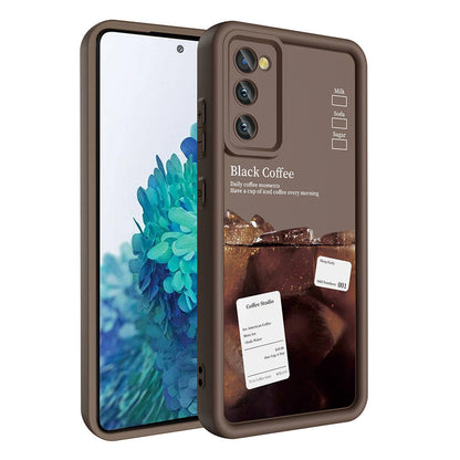 Galaxy S20 FE Kılıf Kamera Korumalı Baskılı Arka Yüzey Zore Klas Kapak Beyaz