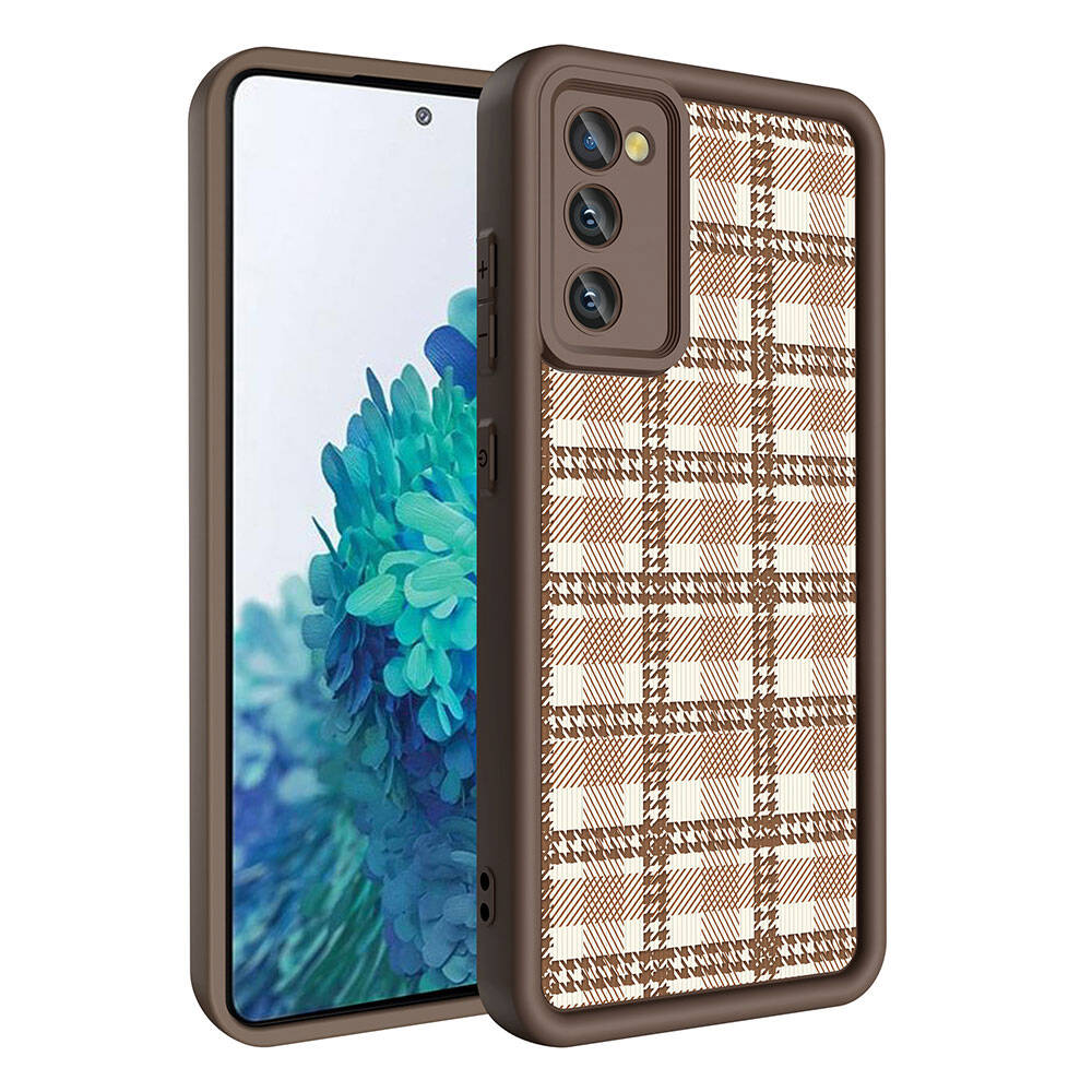 Galaxy S20 FE Kılıf Kamera Korumalı Baskılı Arka Yüzey Zore Klas Kapak Siyah