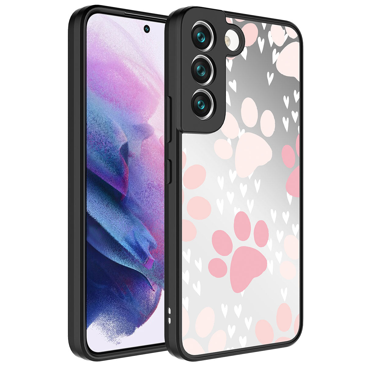 Galaxy S21 FE Kılıf Aynalı Desenli Kamera Korumalı Parlak Zore Mirror Kapak Pati