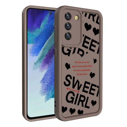 Galaxy S21 FE Kılıf Kamera Korumalı Baskılı Arka Yüzey Zore Klas Kapak Siyah