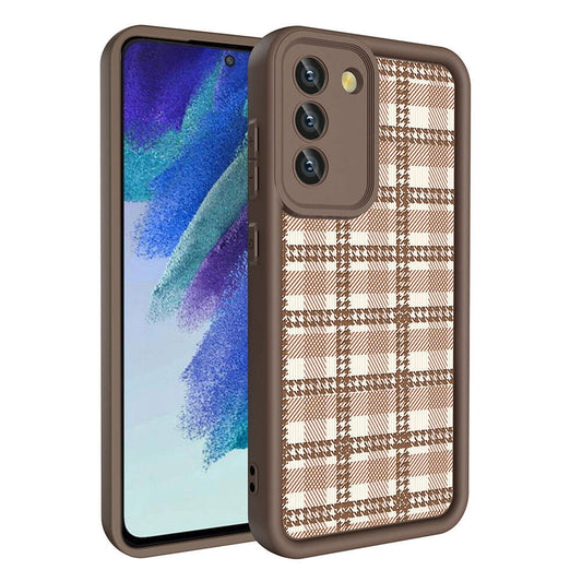 Galaxy S21 FE Kılıf Kamera Korumalı Baskılı Arka Yüzey Zore Klas Kapak Beyaz