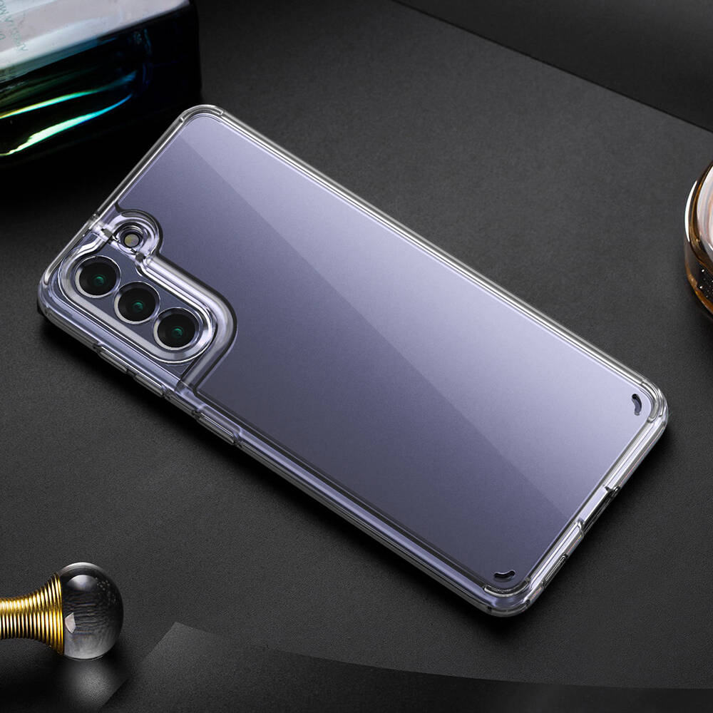 Galaxy S21 FE Kılıf Zore Coss Kapak Renksiz