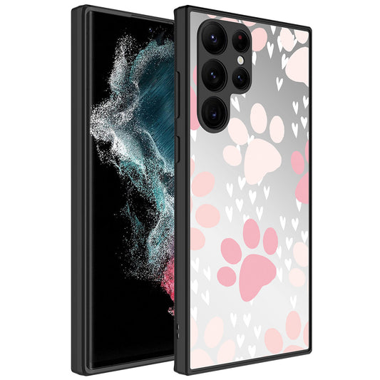 Galaxy S22 Ultra Kılıf Aynalı Desenli Kamera Korumalı Parlak Zore Mirror Kapak Pati