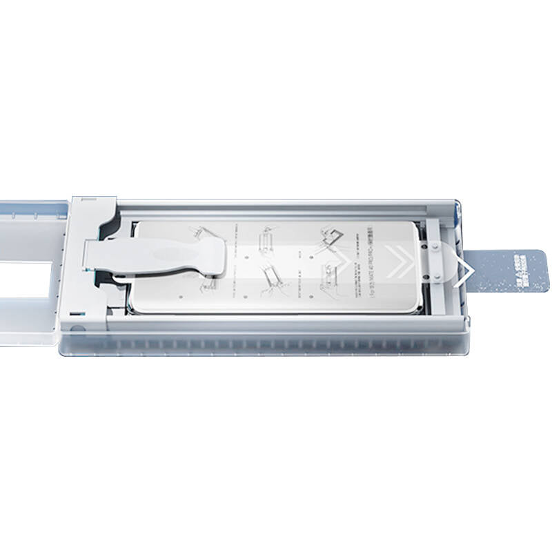 Galaxy S22 Ultra Zore Uygulama Aparatlı 6in1 Easy Body Ekran Koruyucu Siyah