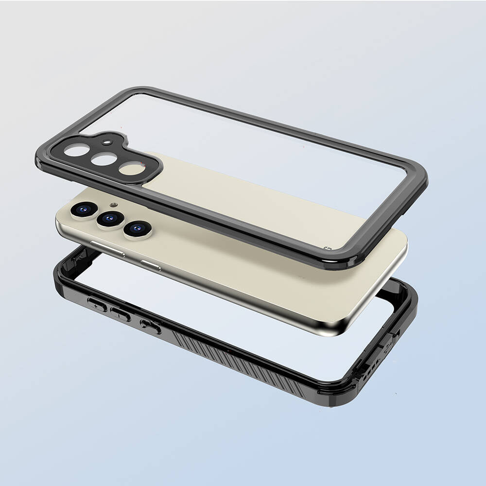 Galaxy S23 FE Kılıf 1-1 Su Geçirmez Kılıf Siyah