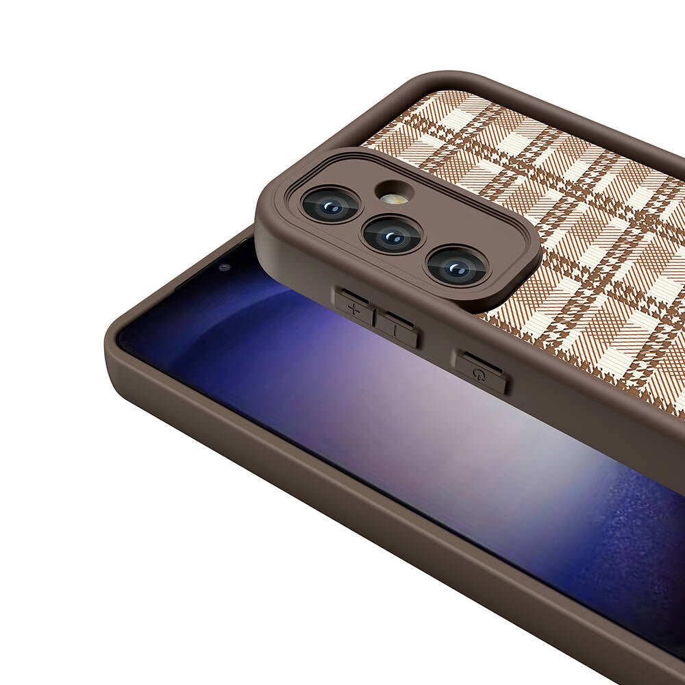 Galaxy S23 FE Kılıf Kamera Korumalı Baskılı Arka Yüzey Zore Klas Kapak Siyah