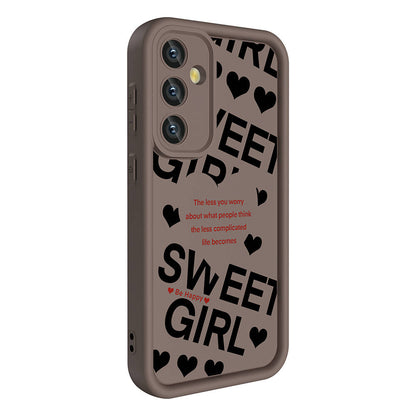 Galaxy S23 FE Kılıf Kamera Korumalı Baskılı Arka Yüzey Zore Klas Kapak Siyah