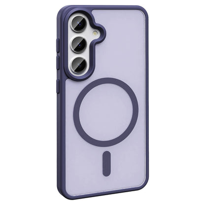 Galaxy S23 FE Kılıf M-safe Şarj Özellikli Mat Arka Yüzey Zore Sio Kapak Koyu Yeşil