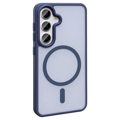 Galaxy S23 FE Kılıf M-safe Şarj Özellikli Mat Arka Yüzey Zore Sio Kapak Koyu Yeşil