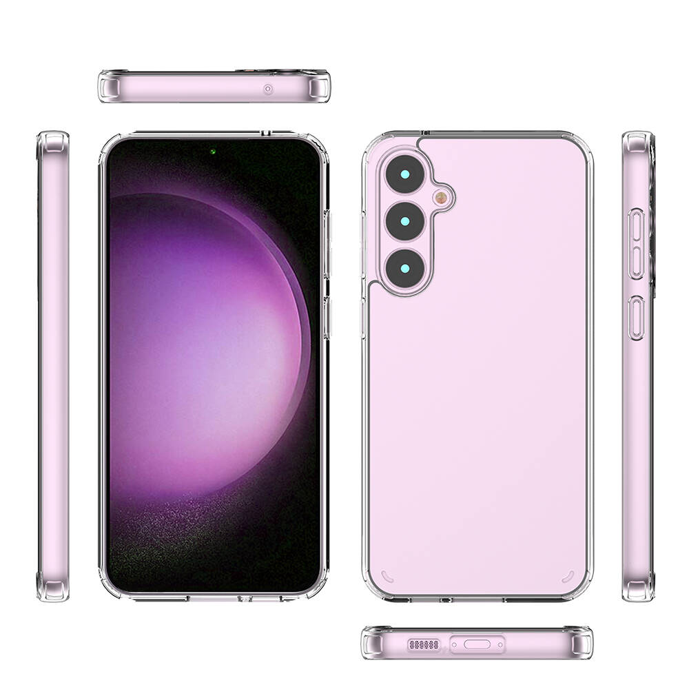 Galaxy S23 FE Kılıf Zore Coss Kapak Renksiz