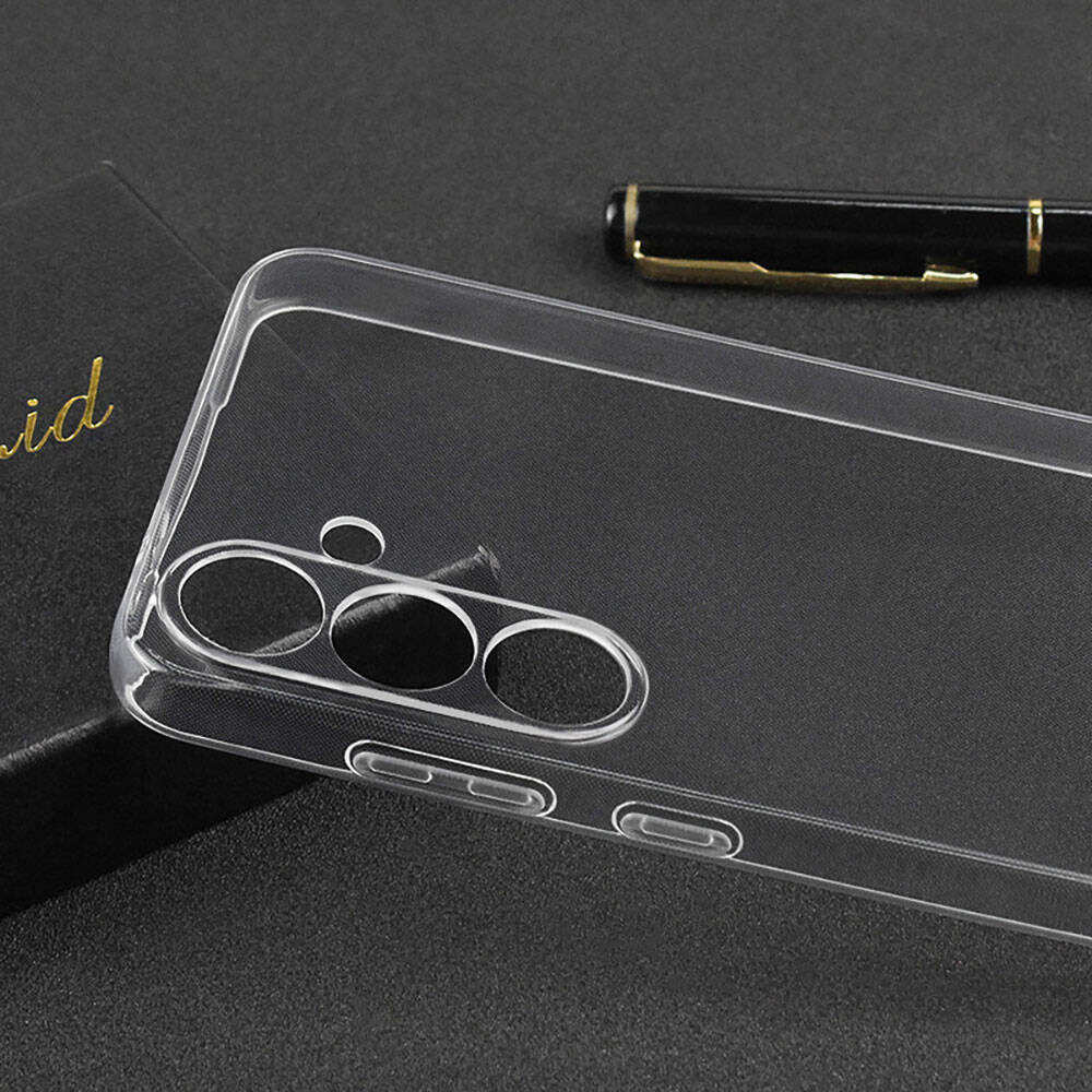 Galaxy S23 FE Kılıf Zore Süper Silikon Kapak Renksiz