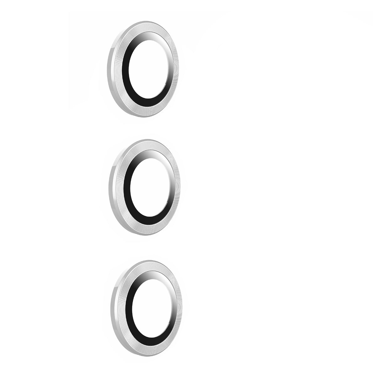 Galaxy S23 FE Zore Kamera Lens Koruyucu Cam Filmi Gümüş