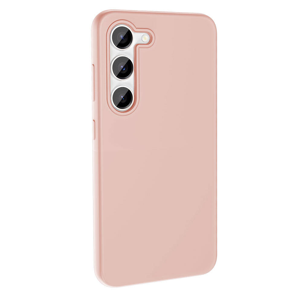 Galaxy S23 Kılıf M-safe Şarj Özellikli Sıvı Teknolojili Silinebilir Sert Zore Kivi Kapak Lacivert