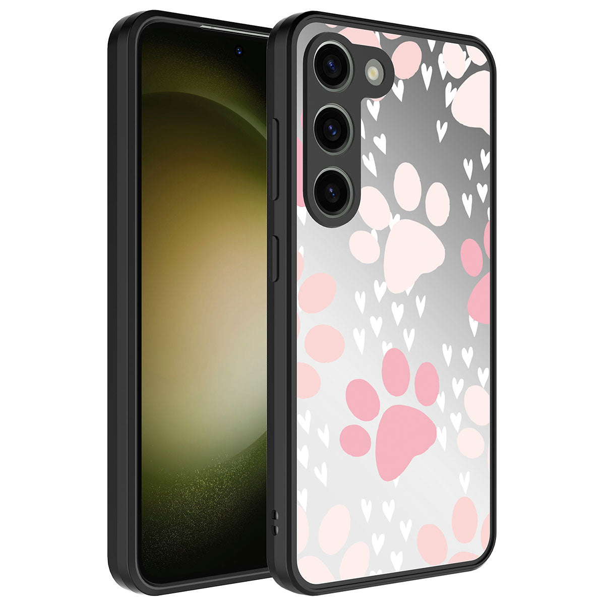 Galaxy S23 Plus Kılıf Aynalı Desenli Kamera Korumalı Parlak Zore Mirror Kapak Pati