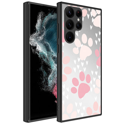 Galaxy S23 Ultra Kılıf Aynalı Desenli Kamera Korumalı Parlak Zore Mirror Kapak Pati