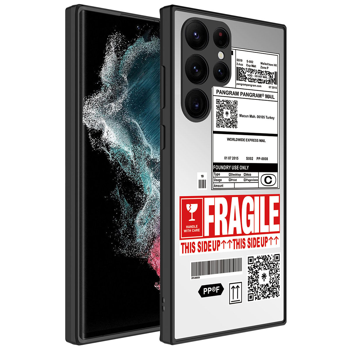 Galaxy S23 Ultra Kılıf Aynalı Desenli Kamera Korumalı Parlak Zore Mirror Kapak Süper Anne