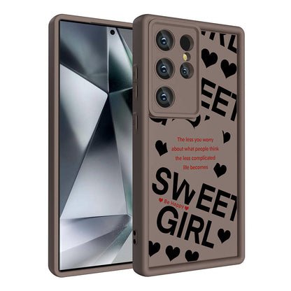 Galaxy S23 Ultra Kılıf Kamera Korumalı Baskılı Arka Yüzey Zore Klas Kapak Siyah