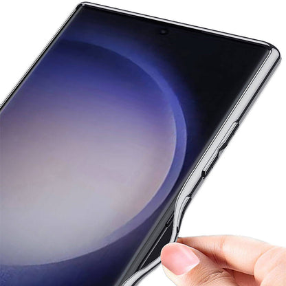 Galaxy S23 Ultra Kılıf Kamera Korumalı Karbon Tasarım Zore Yeni Seri Procase Kapak Siyah Karbon