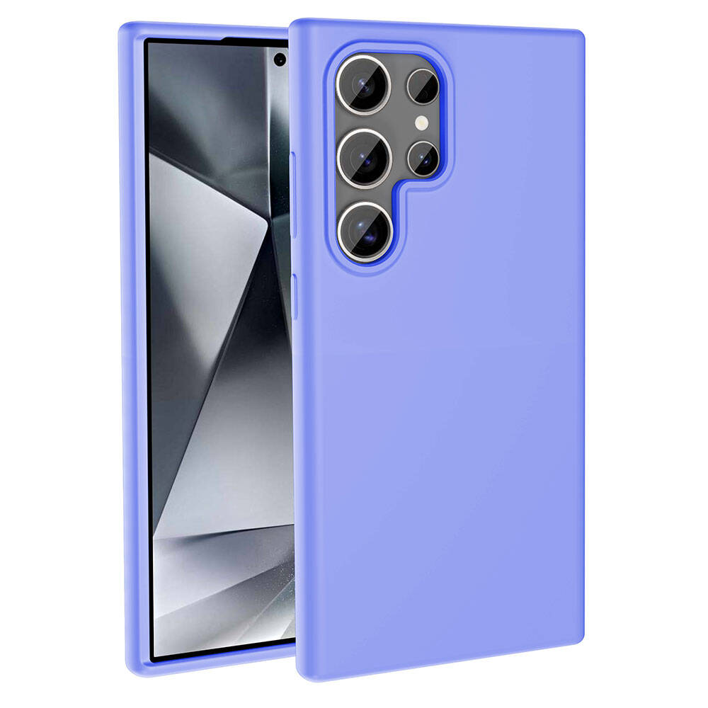 Galaxy S23 Ultra Kılıf M-safe Şarj Özellikli Sıvı Teknolojili Silinebilir Sert Zore Kivi Kapak Lacivert