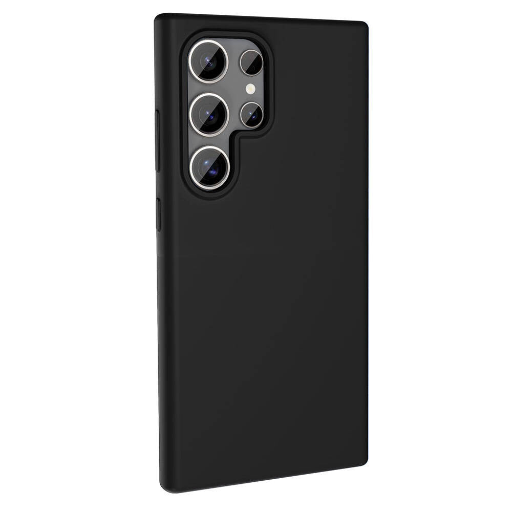 Galaxy S23 Ultra Kılıf M-safe Şarj Özellikli Sıvı Teknolojili Silinebilir Sert Zore Kivi Kapak Kırmızı