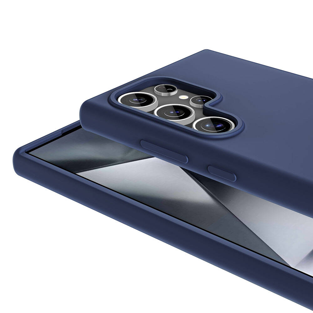 Galaxy S23 Ultra Kılıf M-safe Şarj Özellikli Sıvı Teknolojili Silinebilir Sert Zore Kivi Kapak Kırmızı