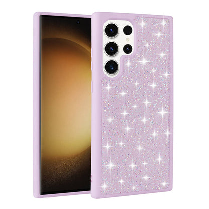 Galaxy S23 Ultra Kılıf Parlak Taşlı Tasarım Zore Pırlanta Kapak Siyah