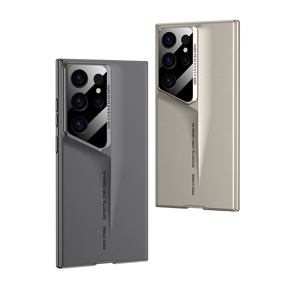 Galaxy S23 Ultra Kılıf Ultra İnce Kamera Korumalı Sert Rubber Zore Procase Kapak Mor